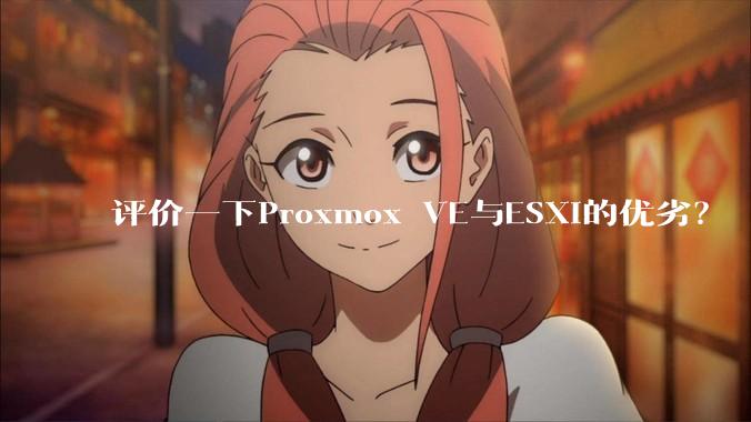 评价一下Proxmox VE与ESXi的优劣？